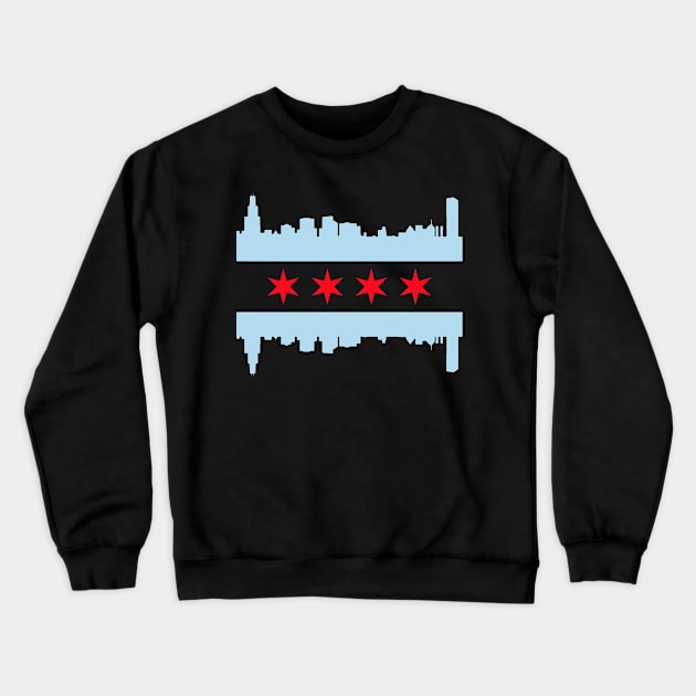 Chicago Crewneck Sweatshirt by larsbeelzebubart